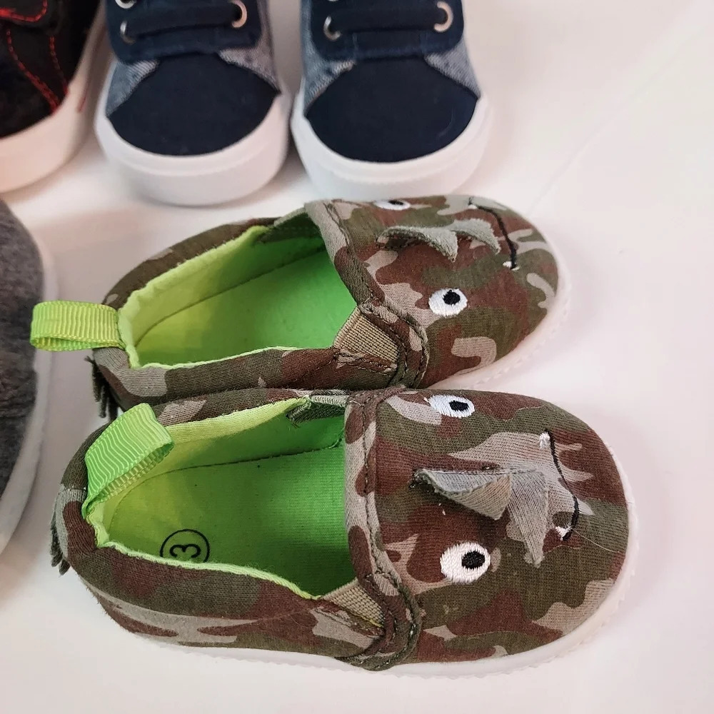Lot of 4 Baby Boy Size 3 Shoes - Picture 2 of 9